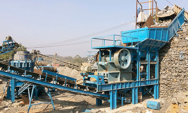 Small scale stone crusher 30-50 ton